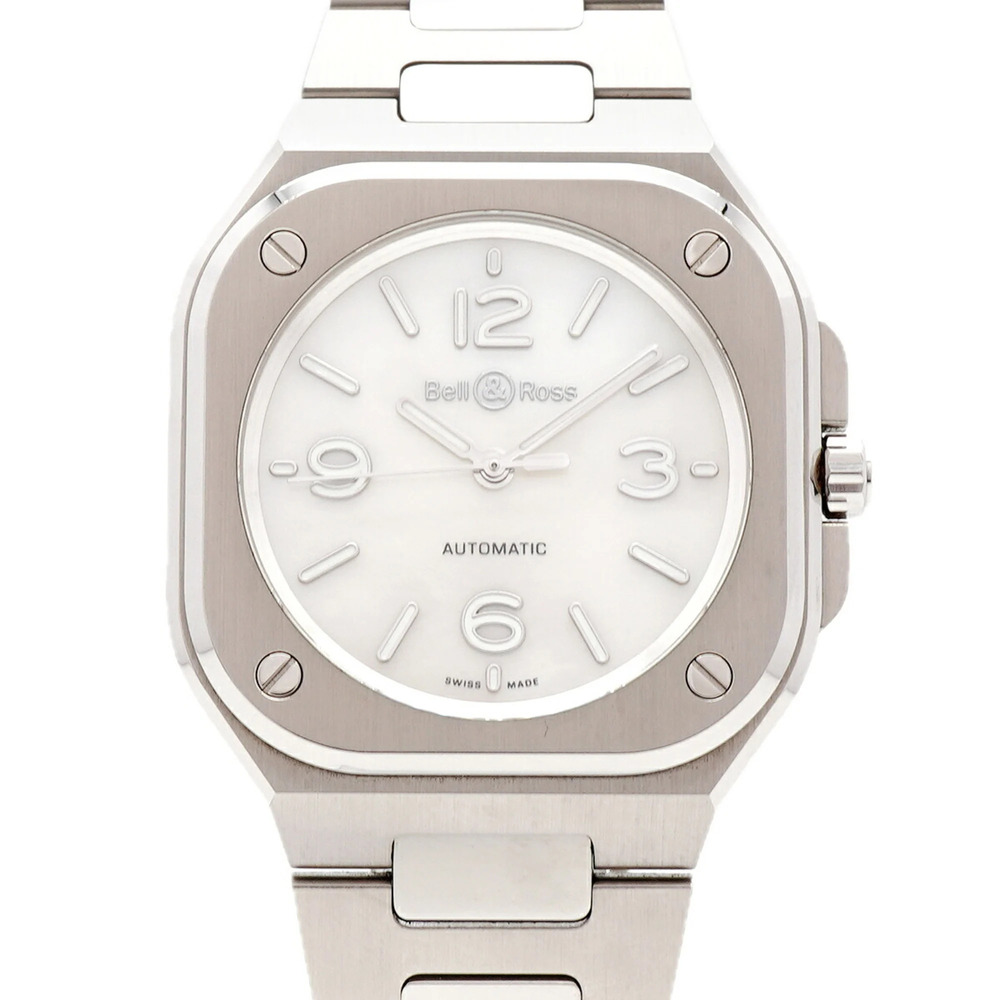 Bell & Ross BR-05 Mother-of-Pearl Steel BR05A-S-MP-ST SST White Dial Men's Watch